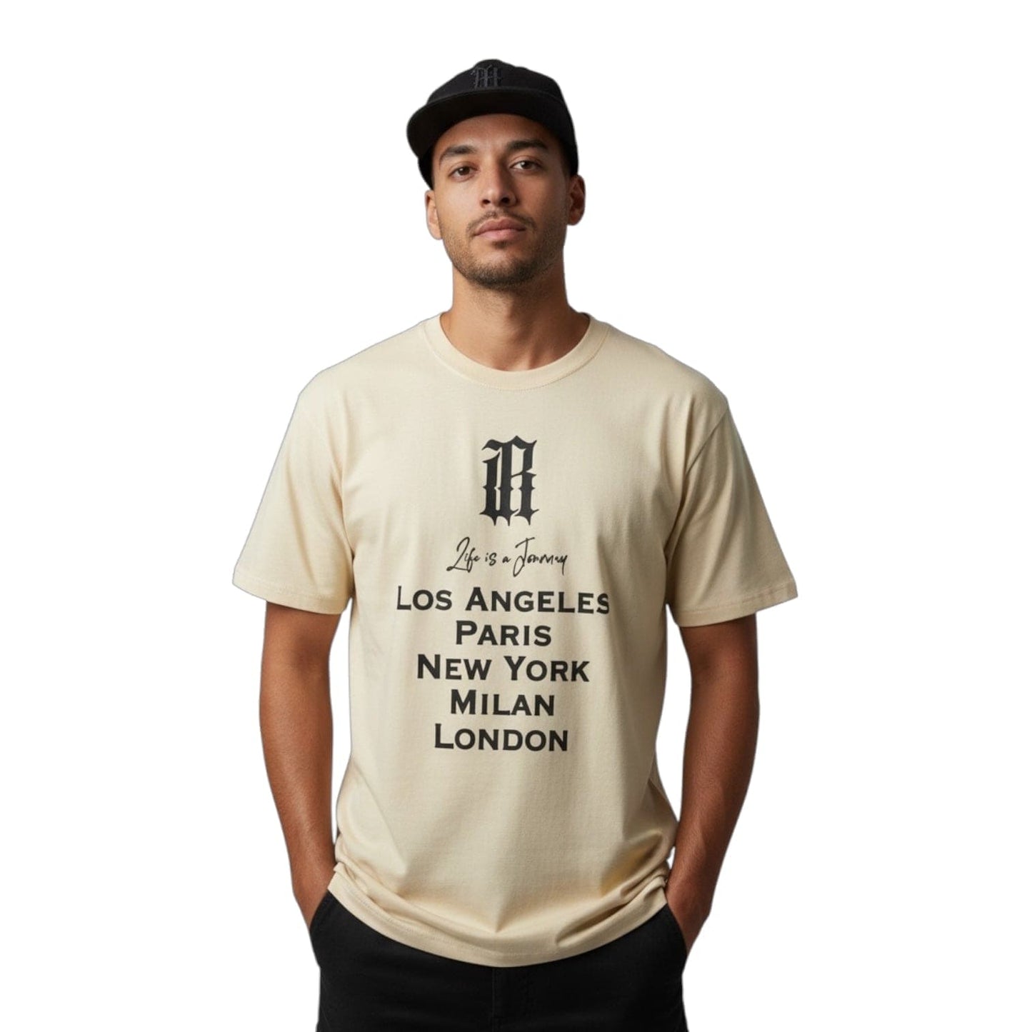 L.I.A.J. Tee Beige